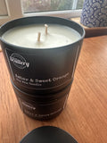 Soy Candle - Amber & Sweet Orange