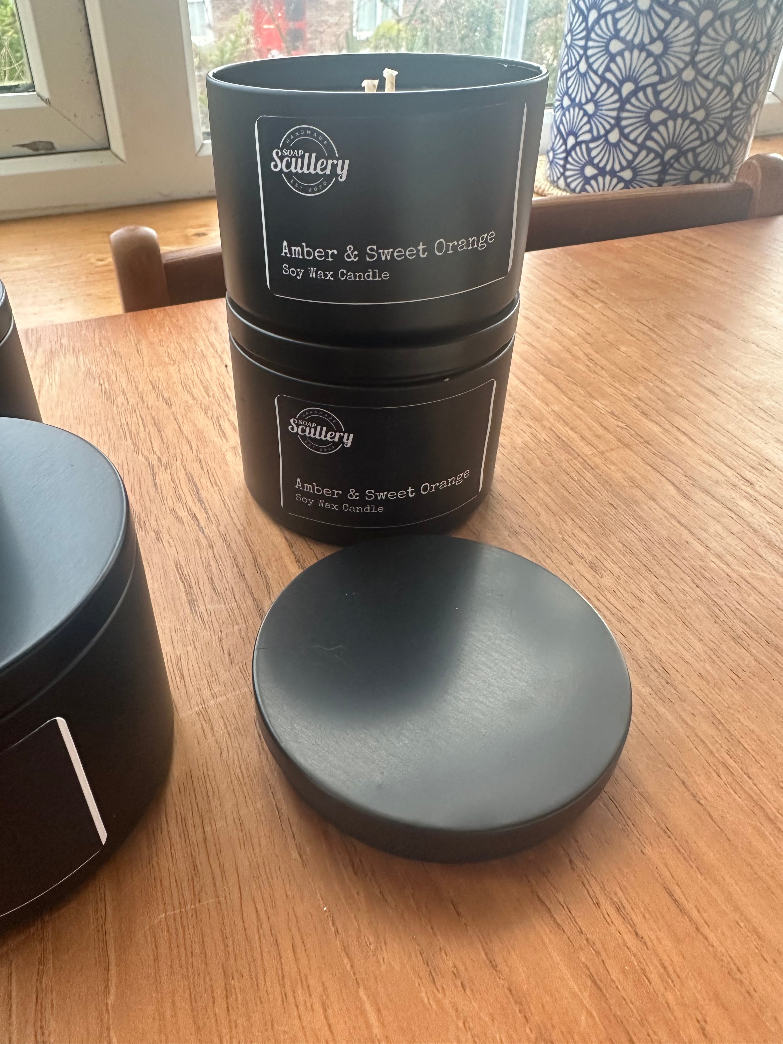 Soy Candle - Amber & Sweet Orange
